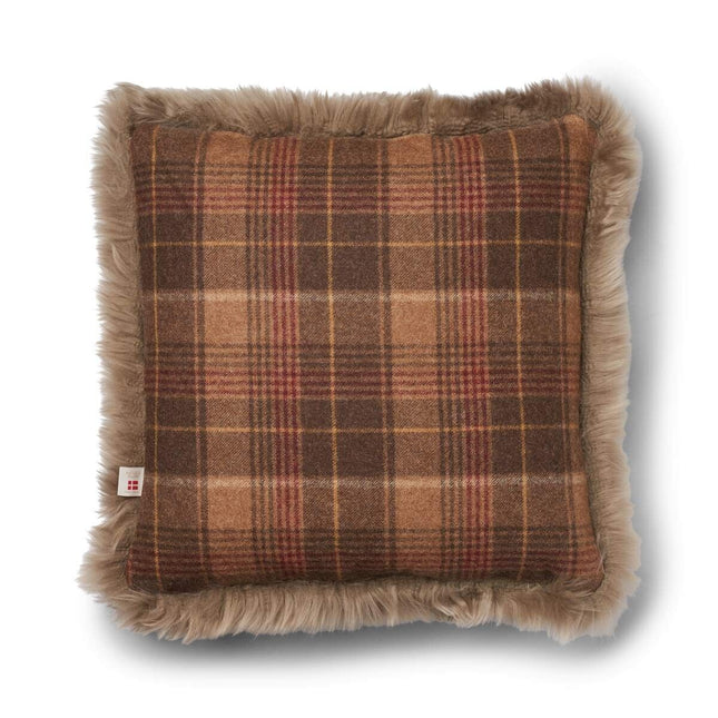 Checked Collection | Ullkudde | Lång lugg | 34x52 cm