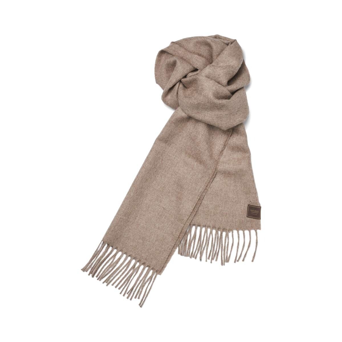 Alpacka halsduk | 100% Baby Alpacka Valnöt brun