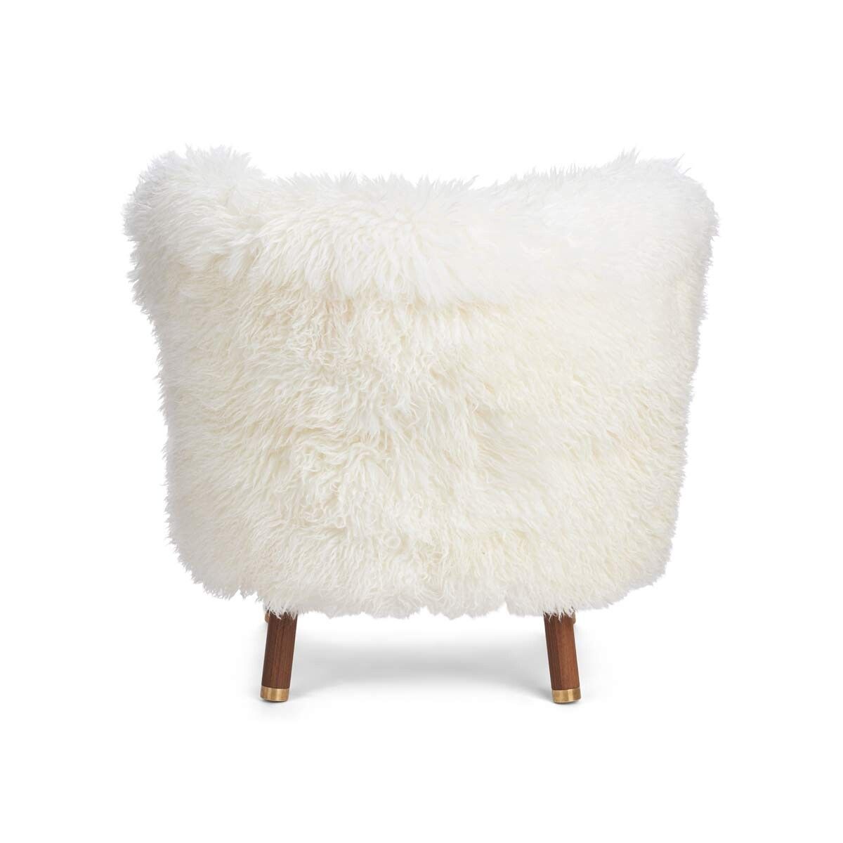 Emil Lounge Chair | Lång lugg Vit