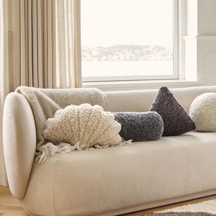 Shell kudde | Kort lugg | Nya Zeeland Koksgrå