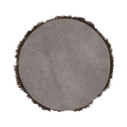 Stolsdyna | Kort lugg | Nya Zeeland | D34 cm Gråbrun