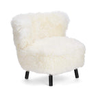 Emil Lounge Chair | Lång lugg Vit