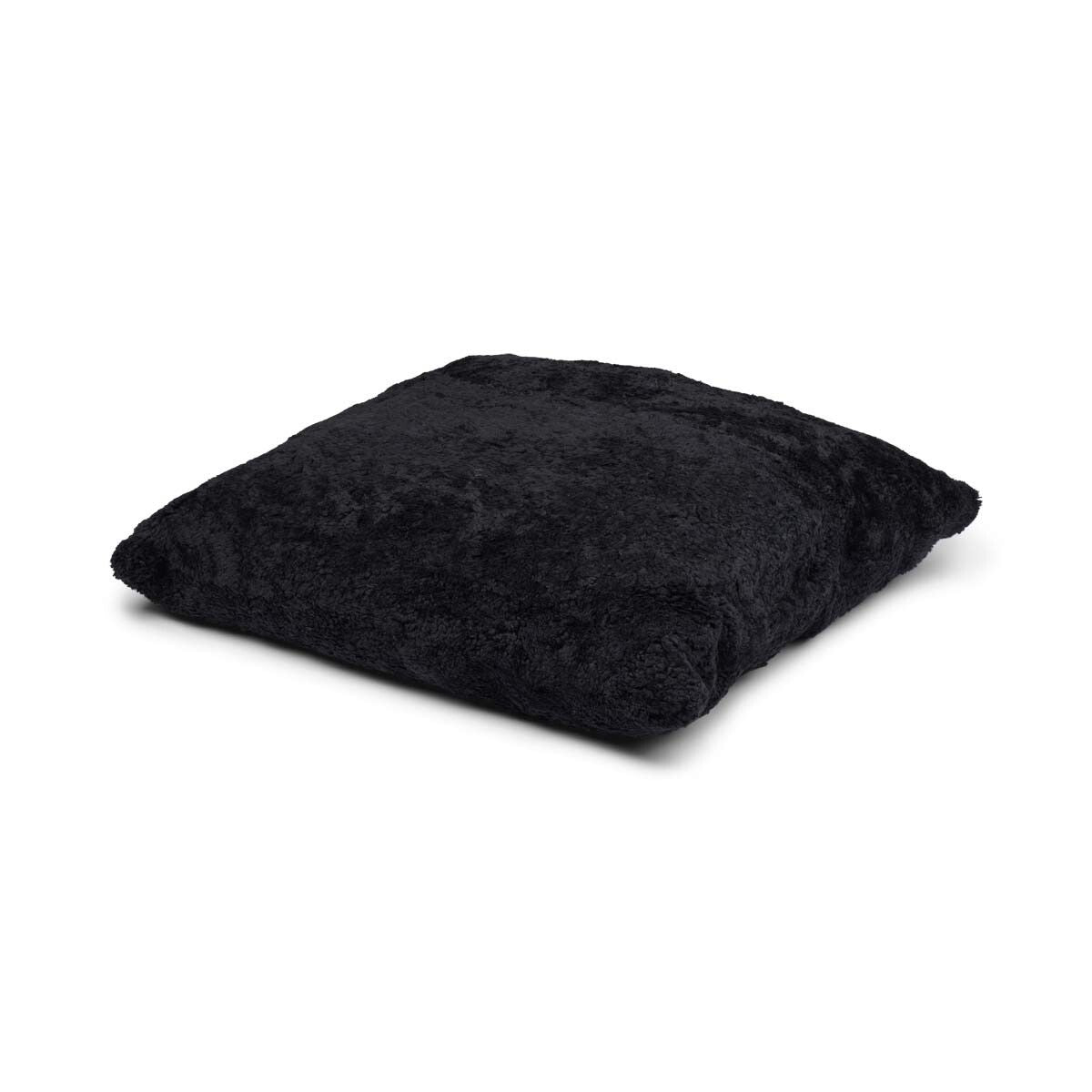 Maxi Float kudde | Kort lugg | Nya Zeeland | Dubbelsidig | 90x90 cm Svart