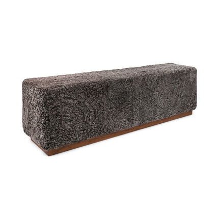 Benjamin Bänk | Kort lugg | 160x44x52 cm Cappuccino