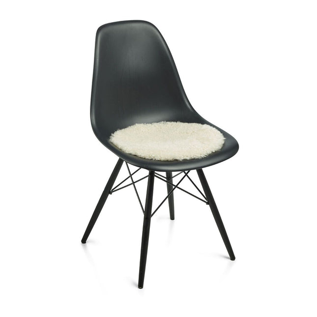 Stolsdyna | Fårskinn | Kort lugg | D38 cm