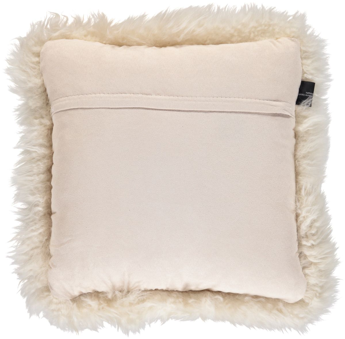 Fårskinnskudde | Lång lugg | 35x35 cm Beige