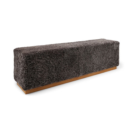 Benjamin Bänk | Kort lugg | 160x44x52 cm Cappuccino