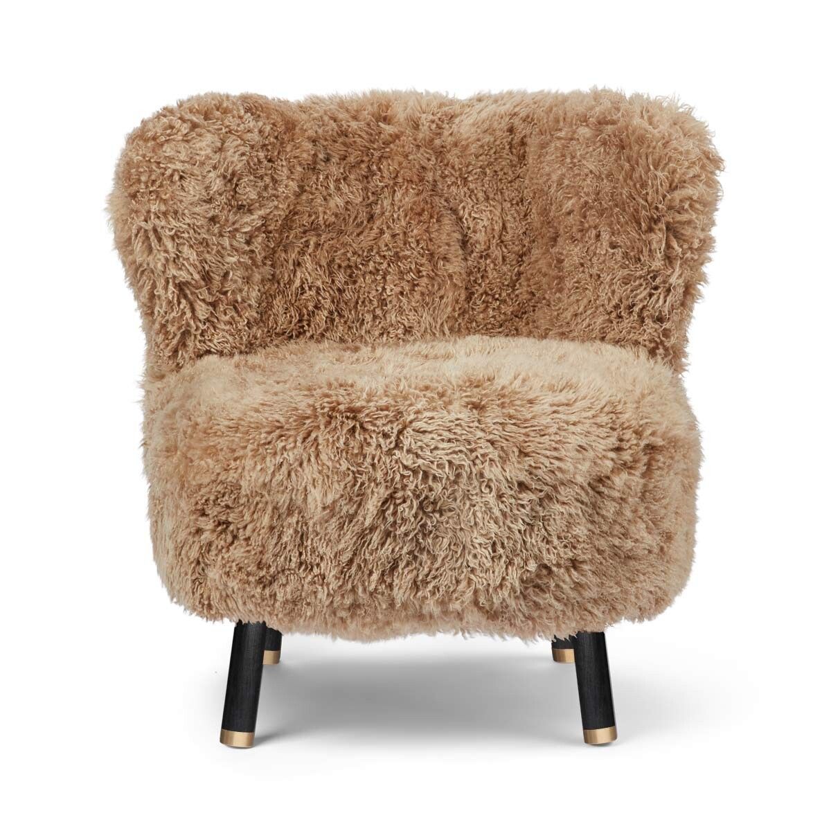 Emil Lounge Chair | Lång lugg Honung