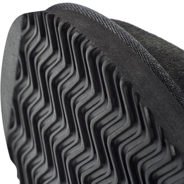 Höga boots | Mocka & äkta fårull | Dam Svart