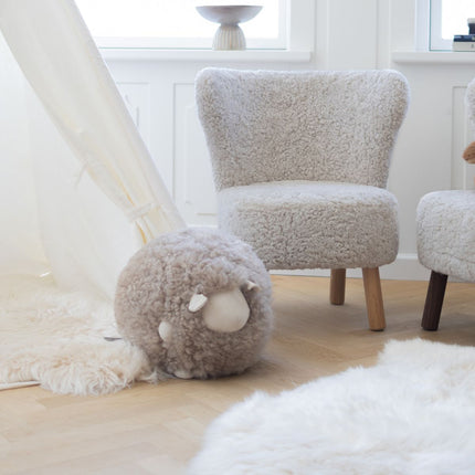 Cute Sheep | Kort lugg | Nya Zeeland | D28 cm Beige / Vit