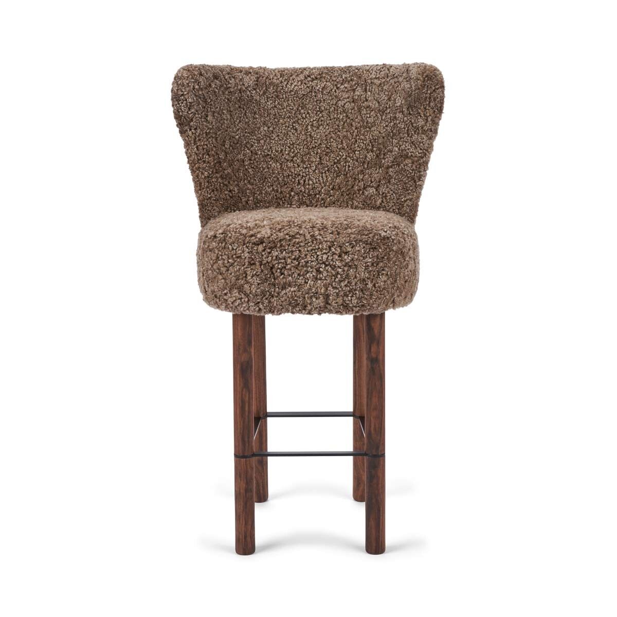 Emilia Barstol | Kort lugg | 57x47x106 cm Ljusbrun