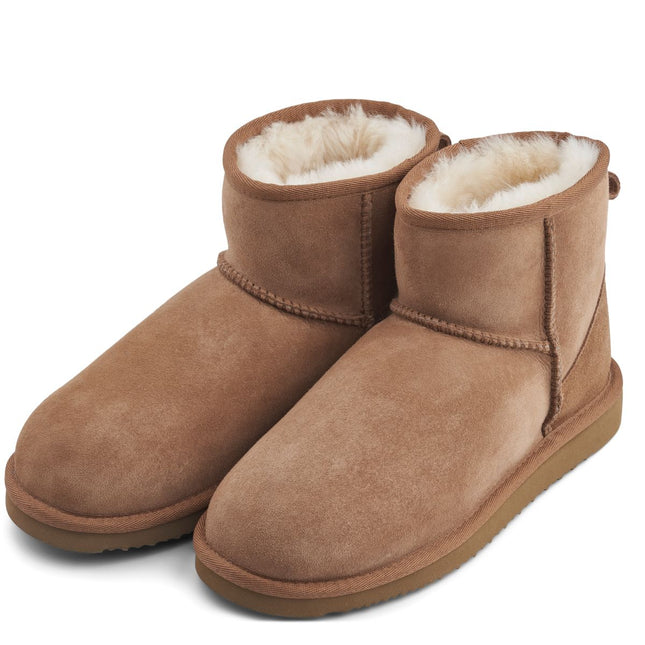 Mini Boots | Mocka & äkta fårull