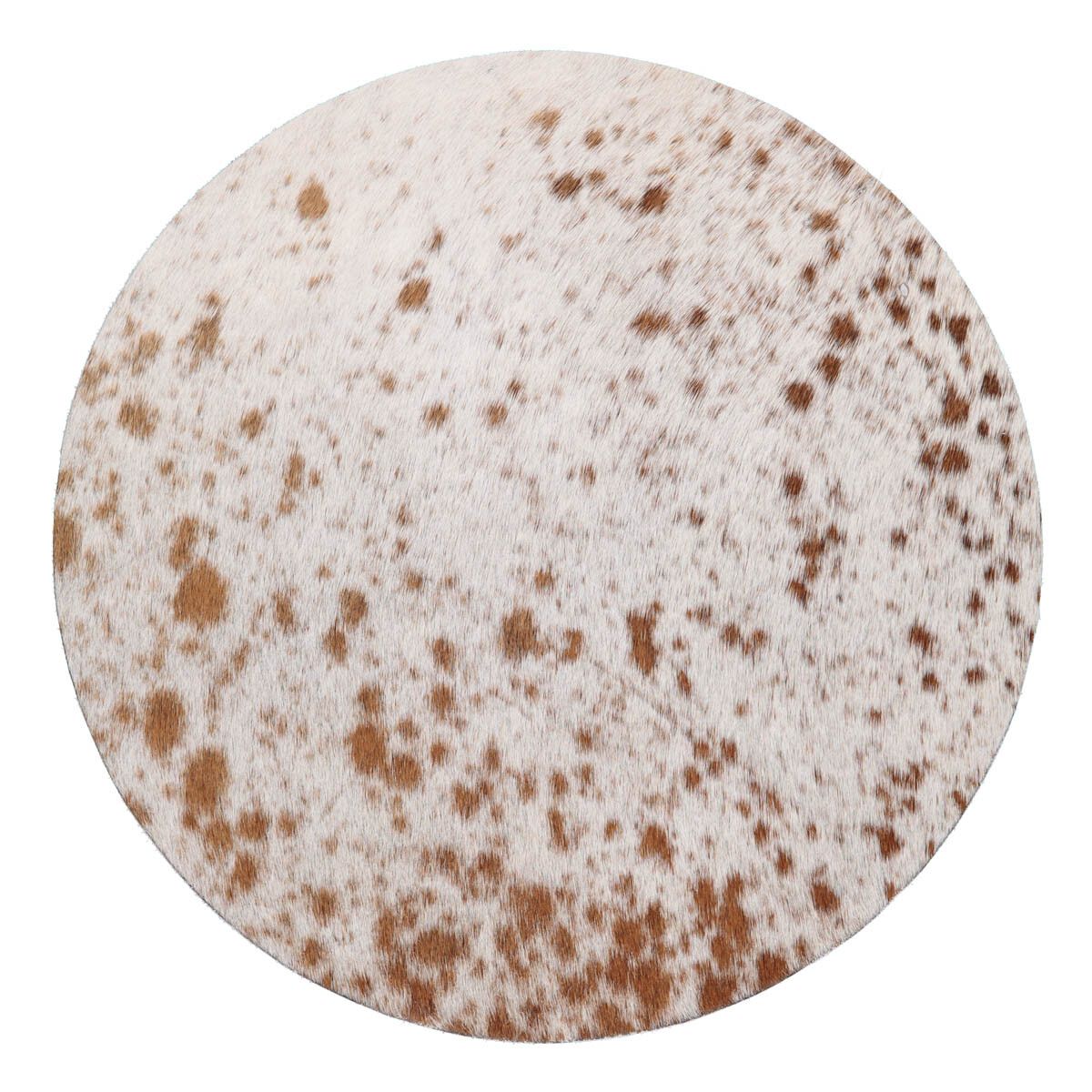 Stolsdyna | Koskinn | D37 cm Salt / Peppar / Brunt / Vitt