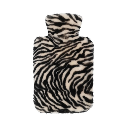 Varmtvattenflaska | Mockasin | Nya Zeeland | 37x27 cm Zebraprint: Svart/Crème