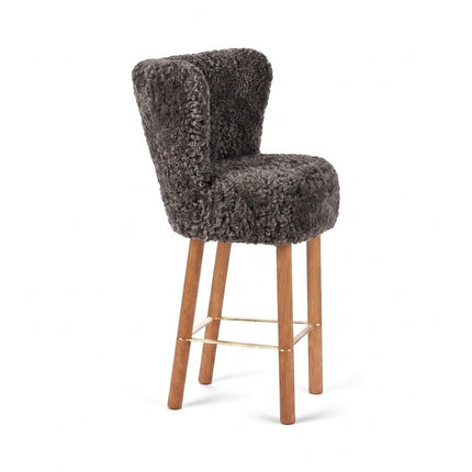 Emilia Barstol | Kort lugg | 57x47x106 cm Cappuccino