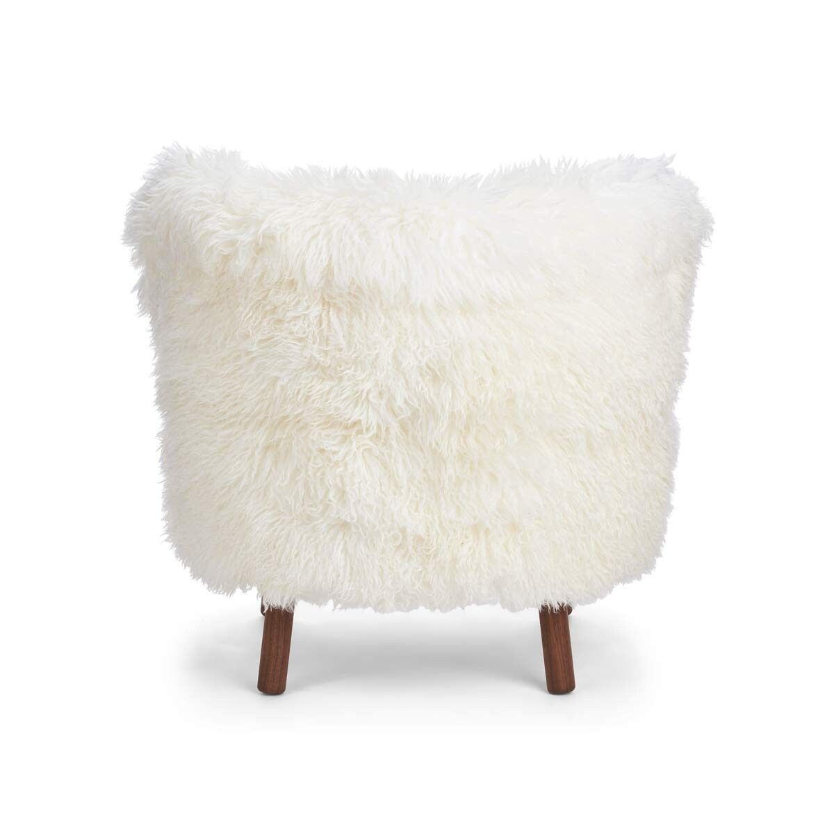 Emil Lounge Chair | Lång lugg Vit