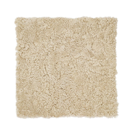Stolsdyna | Kort lugg | Nya Zeeland | 40x40 cm Beige