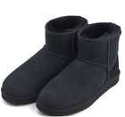 Mini Boots | Mocka & äkta fårull Svart