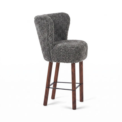 Emilia Barstol | Kort lugg | 57x47x106 cm Grå