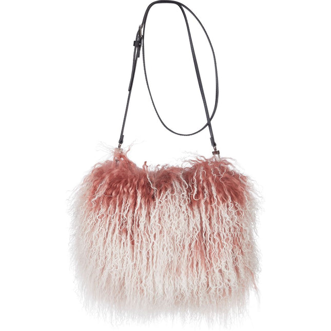 Jasmin muffväska | Tibetanskt fårskinn 