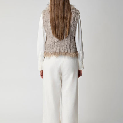 Anna väst Mörk Grå