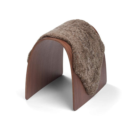 Sheep Stool cover | Kort lugg | Nya Zeeland Ljusbrun
