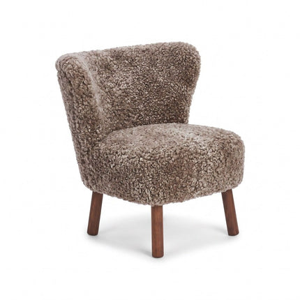 Emily Lounge Chair | Kort lugg Cappuccino