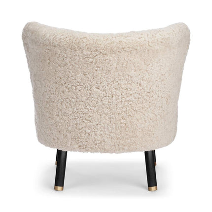 Emil Lounge Chair | Kort lugg Beige