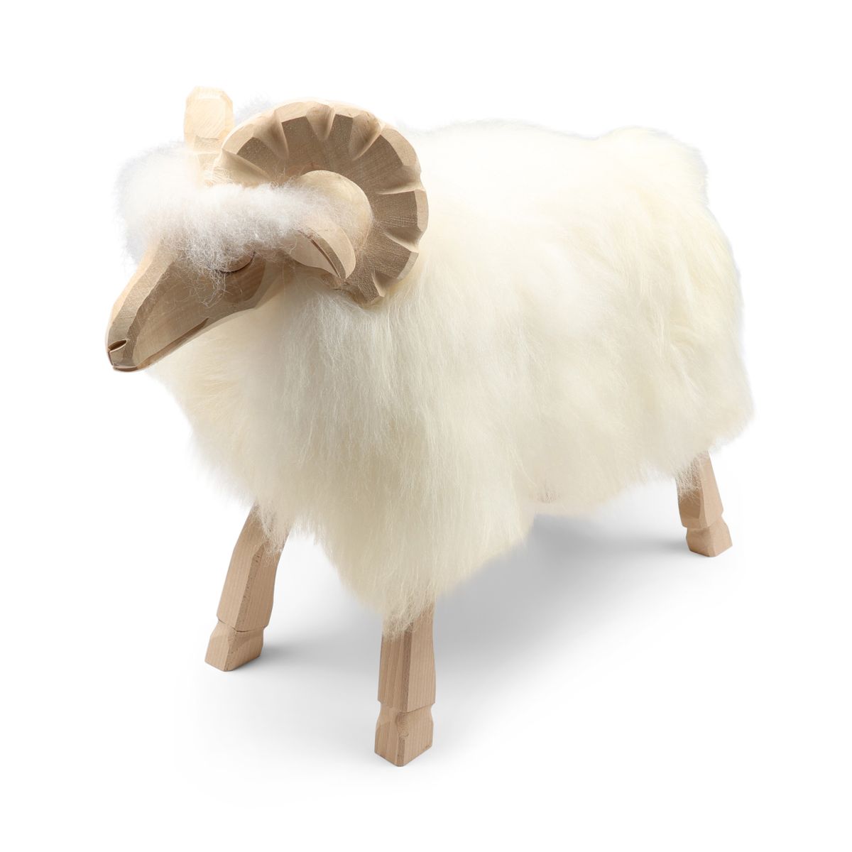 Alpin Fårskulptur