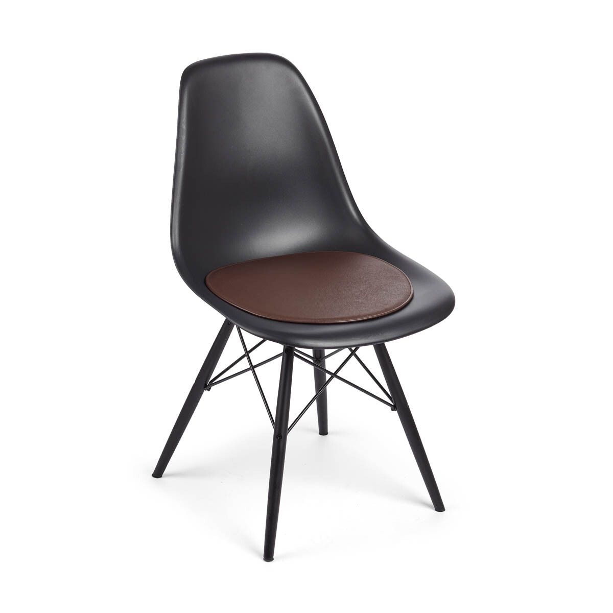 Stolsdyna | Koskinn | Sydamerika | D38 cm Mörkbrun