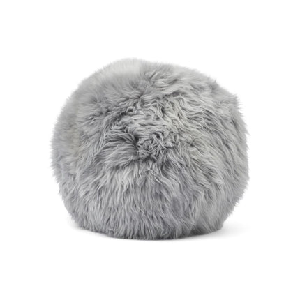 Angelite kudde | Lång lugg | Nya Zeeland | Ø25/30/35 cm Ljusgrå 