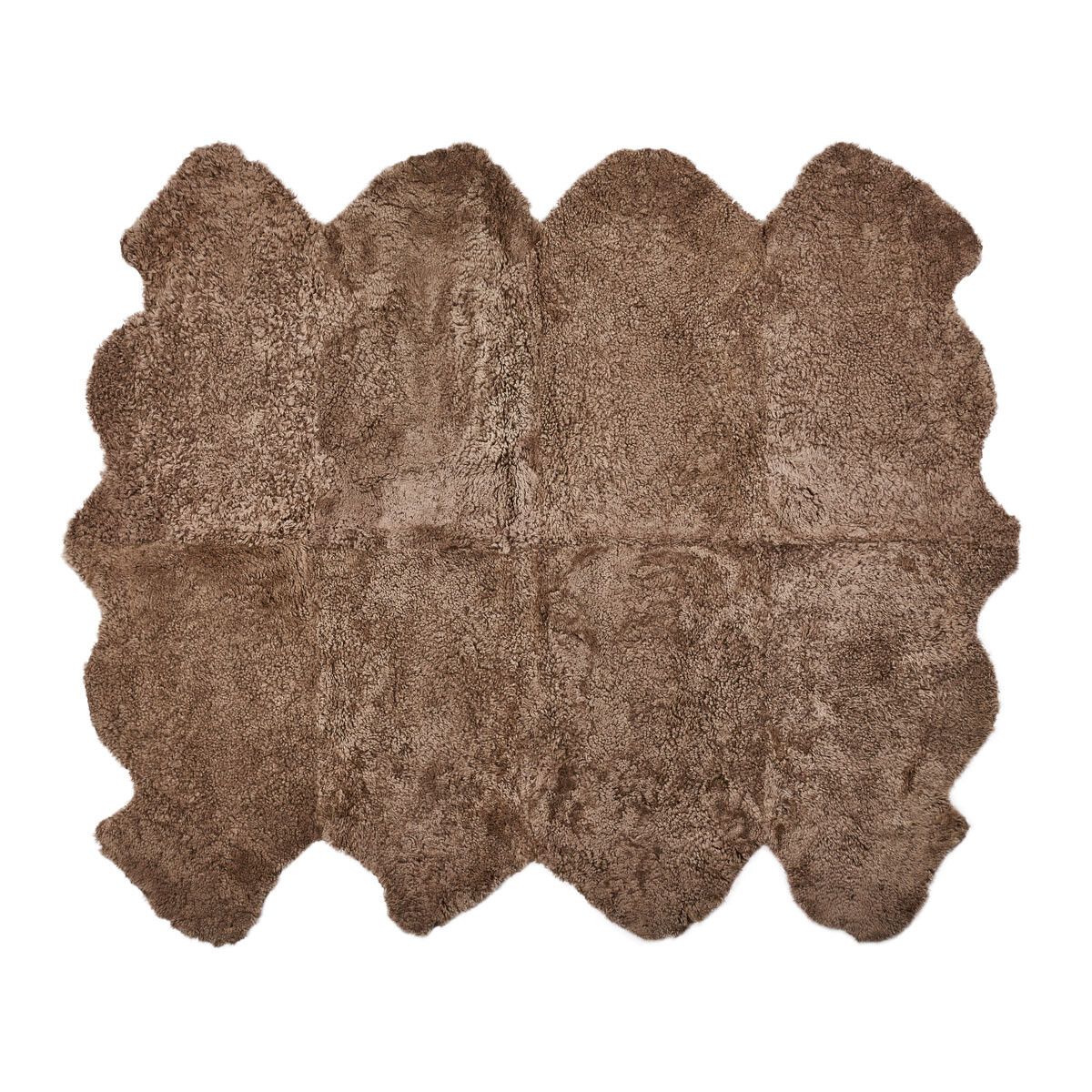 Fårskinn Premium | Kort lugg | 180x214 cm Ljusbrun