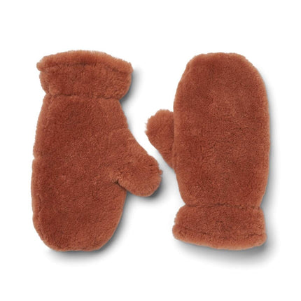 Monta Mittens Läder brun