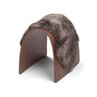 Sheep Stool cover | Lång lugg | Nya Zeeland Valnöt