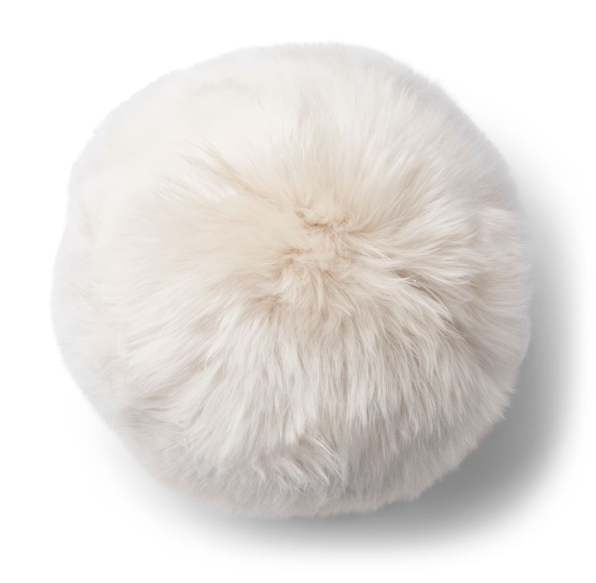 Angelite kudde | Lång lugg | Nya Zeeland | Ø25/30/35 cm Beige