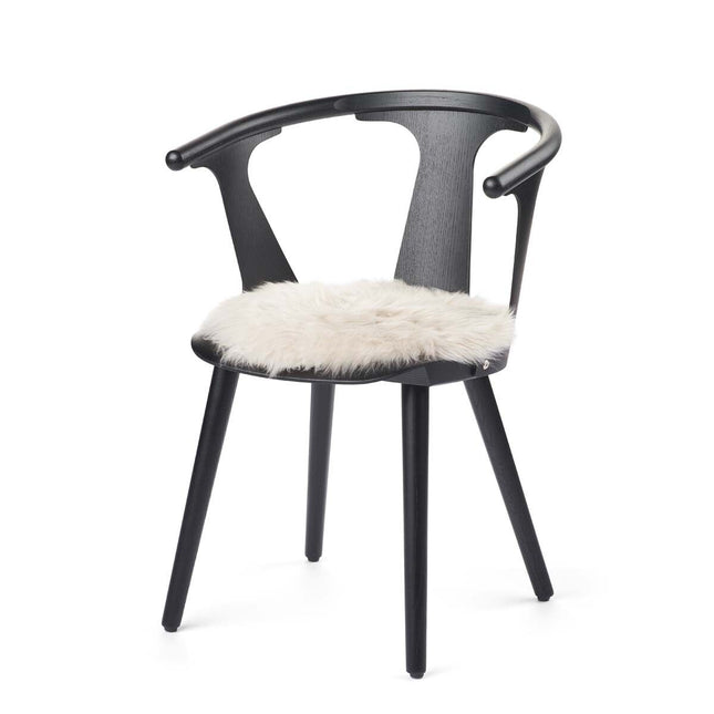 Stolsdyna | Fårskinn | Lång lugg | D38 cm