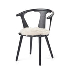 Stolsdyna | Fårskinn | Lång lugg | D38 cm