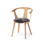 Stolsdyna | Lång lugg | Nya Zeeland | D34 cm Mörkgrå