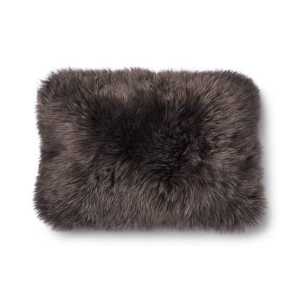 Long-Wool Sheepskin Cushion | 34x52 cm Brun/valnöt