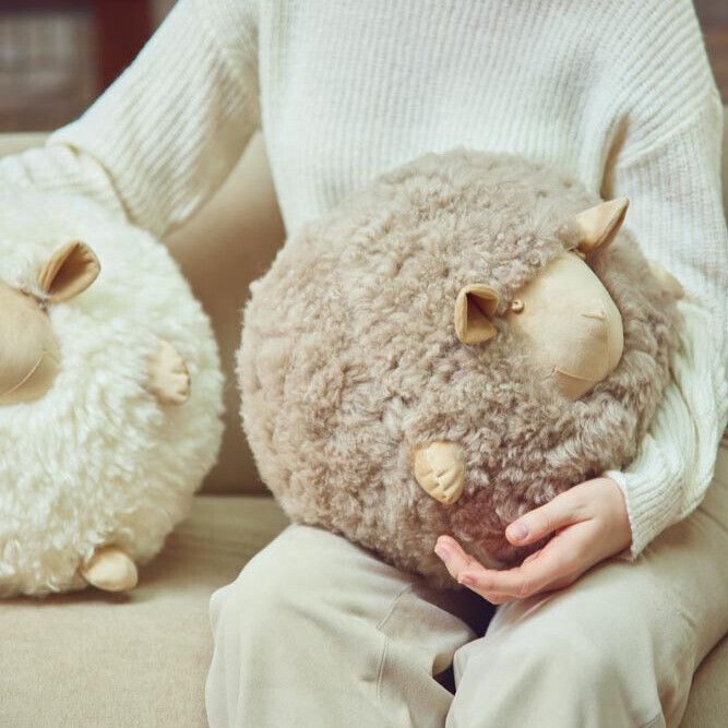 Cute Sheep | Kort lugg | Nya Zeeland Ø30 Beige / Vit