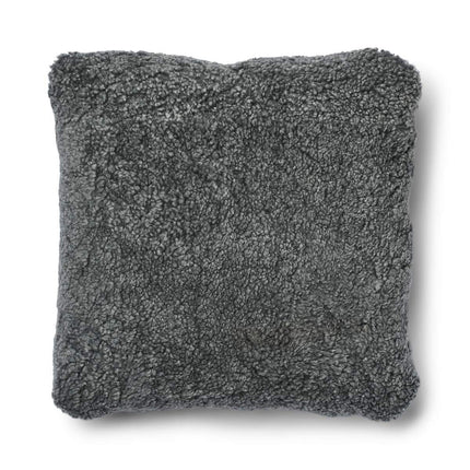 Short-Wool Sheepskin Cushion | 52x52 cm Rock/Grafit