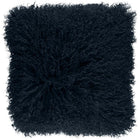 Fårskinnskudde | Lockig | Tibet | 40x40 cm Navy