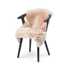 Fårskinn Premium | Lång lugg | 100x60 cm Gyllene beige