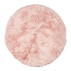 Fårskinnsmatta | Lång lugg | D140 cm Rosa