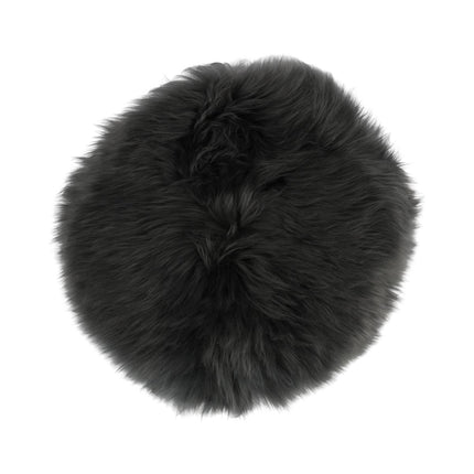 Stolsdyna | Lång lugg | Nya Zeeland | D34 cm Mörkgrå