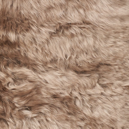 Skandi stol | Lång lugg Ljusbrun