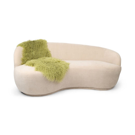 Dubbelt Lammskinn | Tibet | 150x55 cm Grön