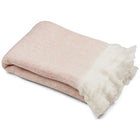 Ullpläd | Mohair mix | 130x170 cm Ljusrosa