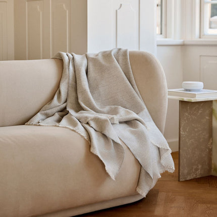 Sidsley Filt | 100% Alpackaull | 130x200 cm Mörkbrun