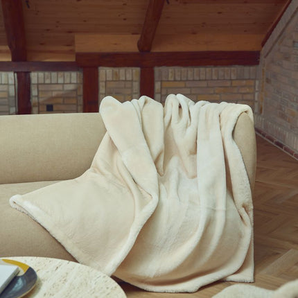 Alpackaullpläd | 100% baby alpackaull Svart